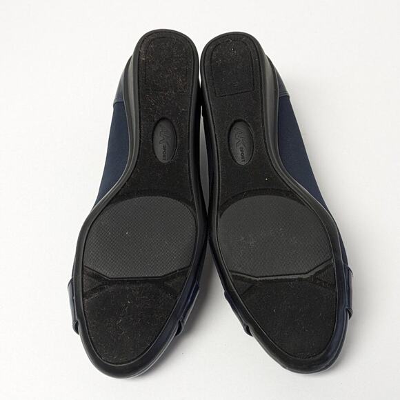 Anne Klein Decklyn Wedge Pumps, Navy, Women's 7.5 - Picture 5 of 6